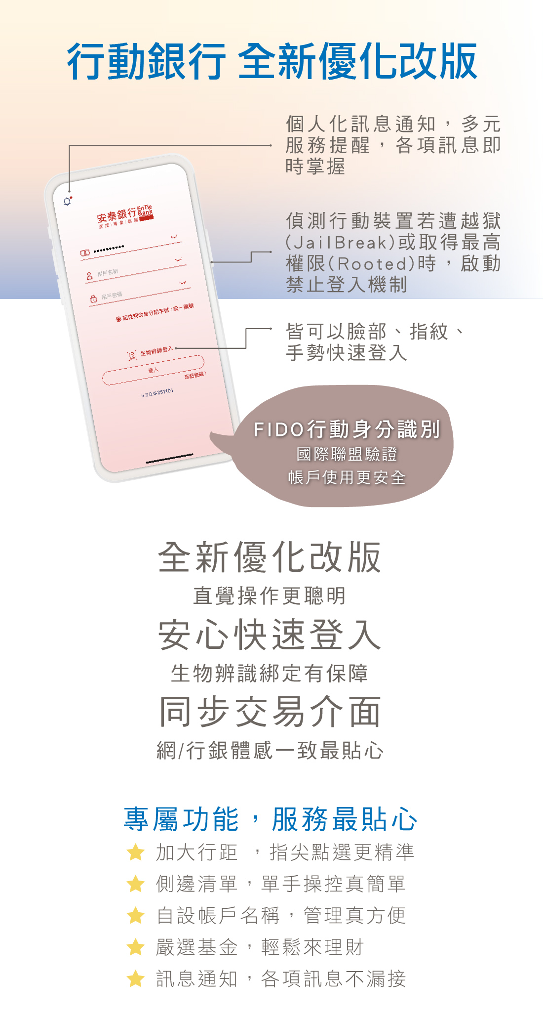 安泰行動銀行 全新優化改版